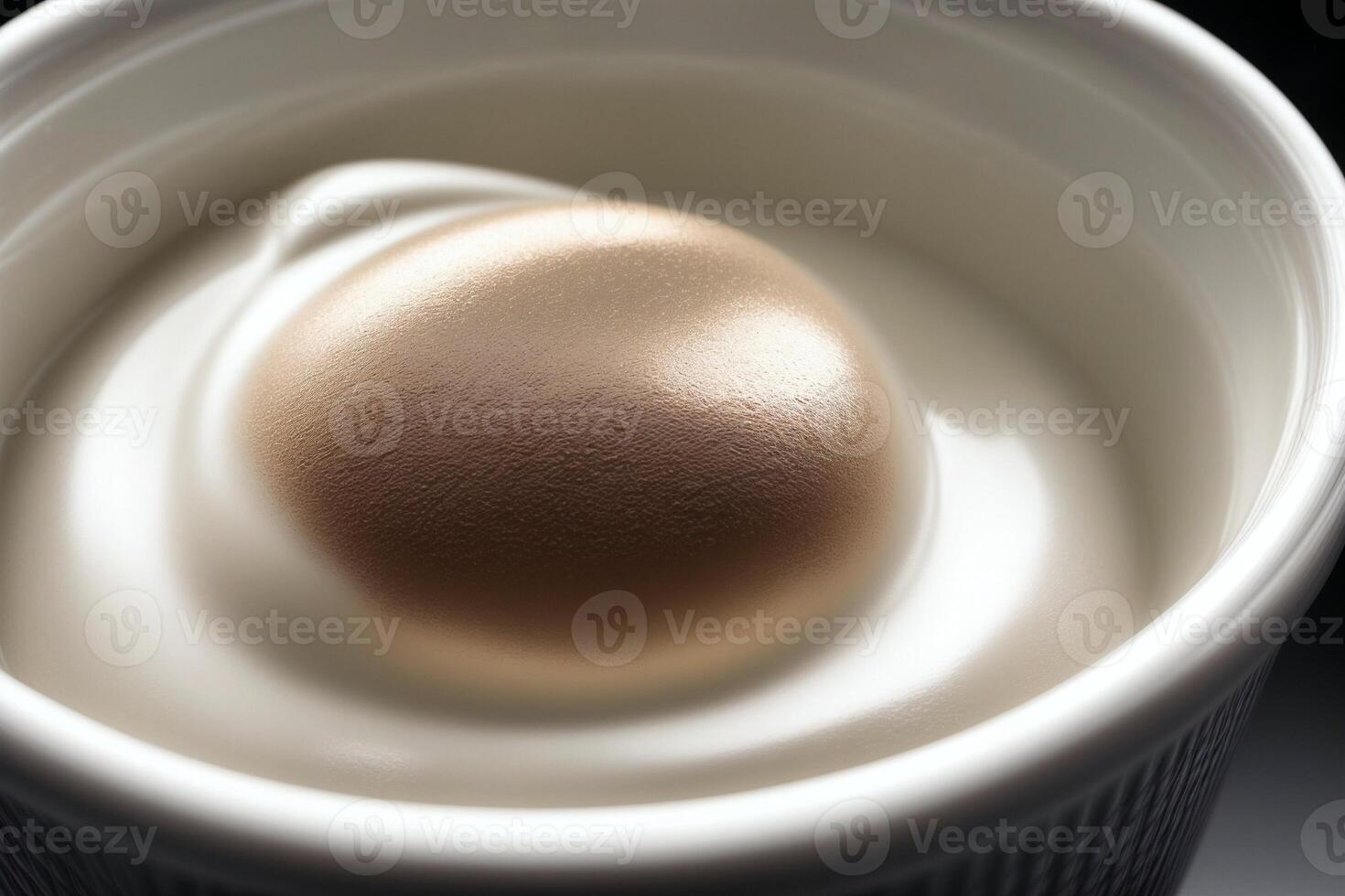 Silky Smoothness A Captivating Close Up of Hair Conditioner. . photo