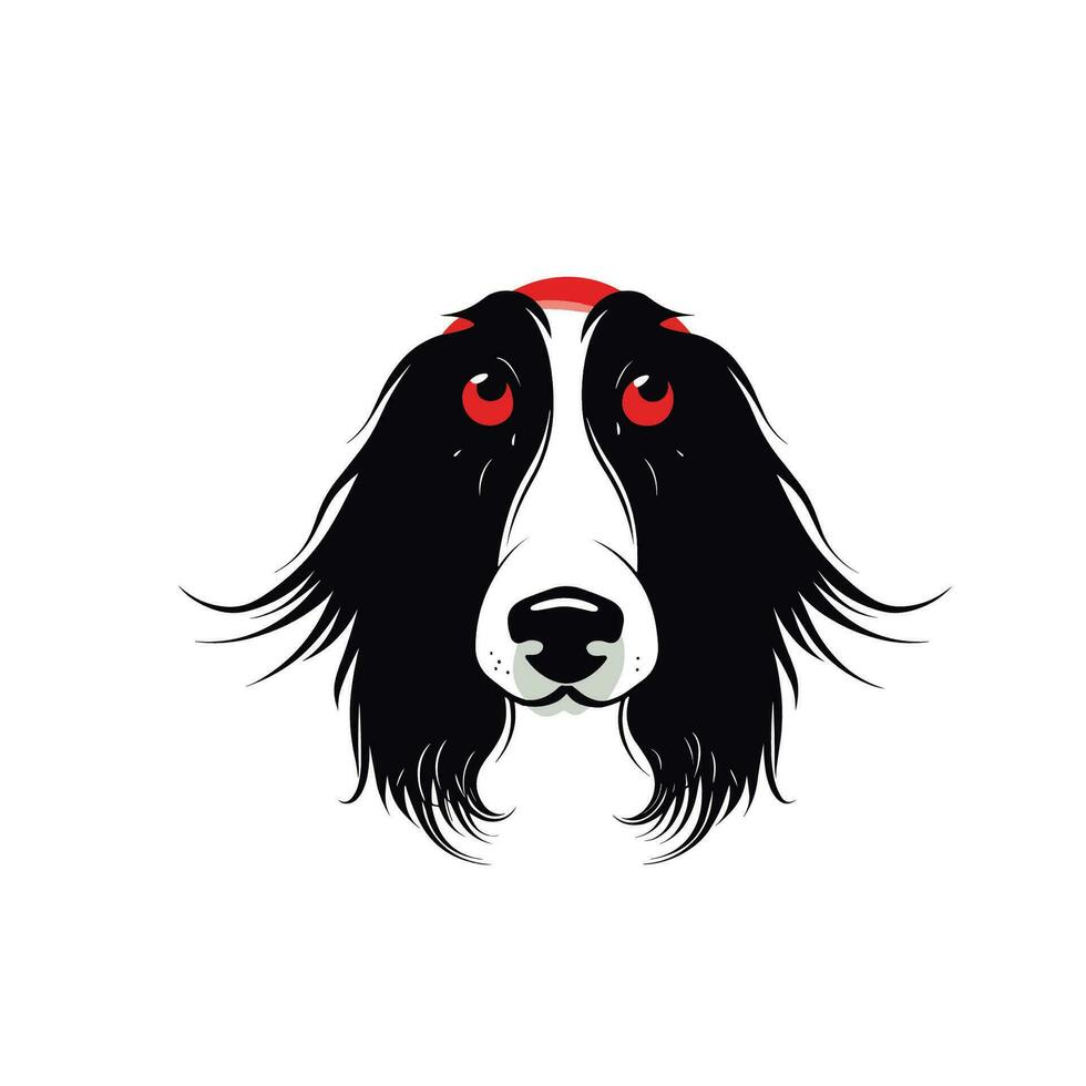 spaniel Inglés saltador perro vector ilustración