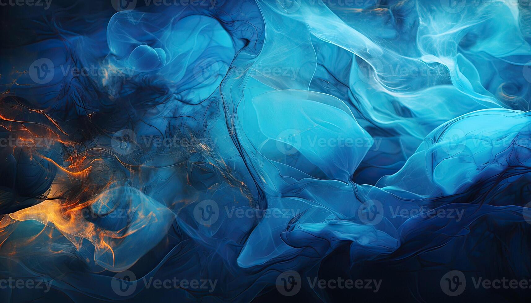 illustration of dark monochrome liken blue, texture, abstract, psychedelic, vibrant background photo