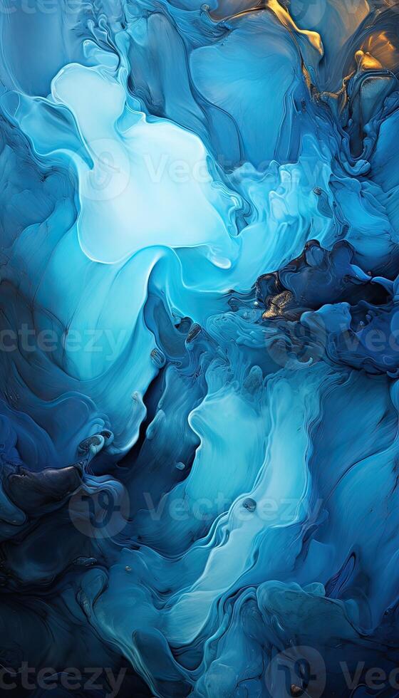 illustration of dark monochrome liken blue, texture, abstract, psychedelic, vibrant background photo