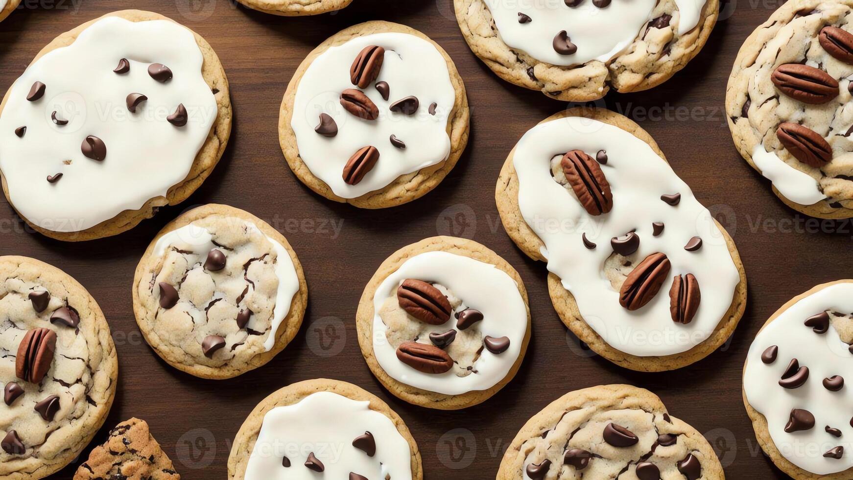 Artistic Cookie Decorating Kit for National Pecan Cookie Day. . photo