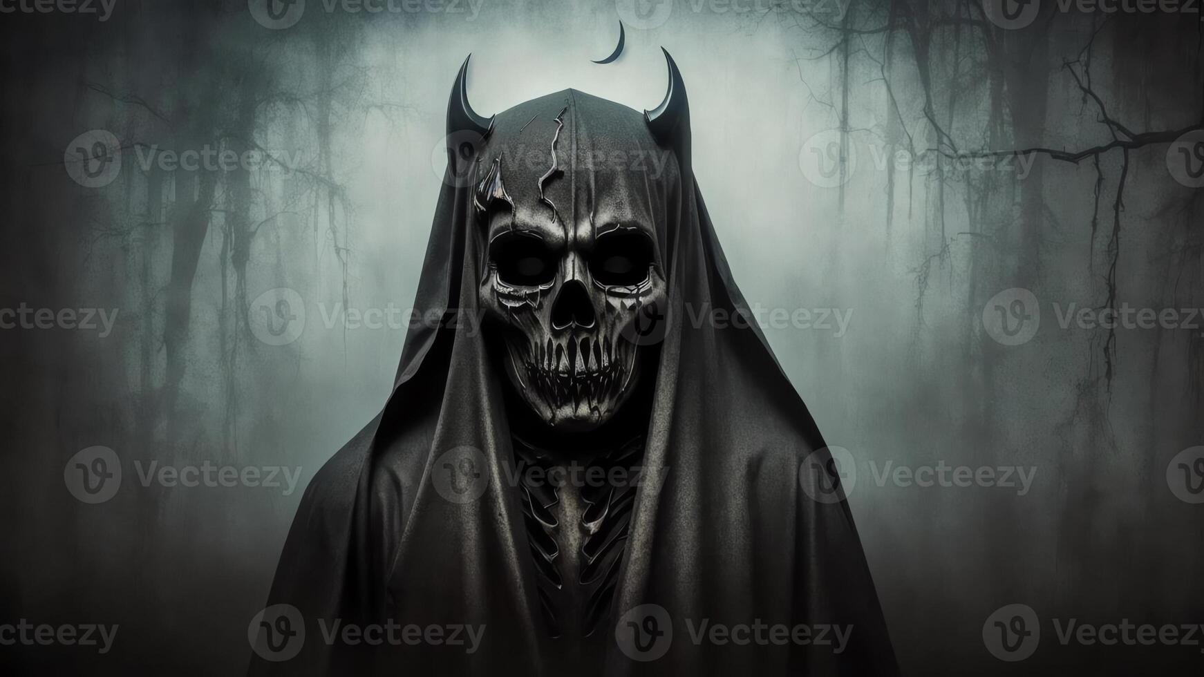 Mask of Nightmares Unleashing Halloween s Horror. . photo