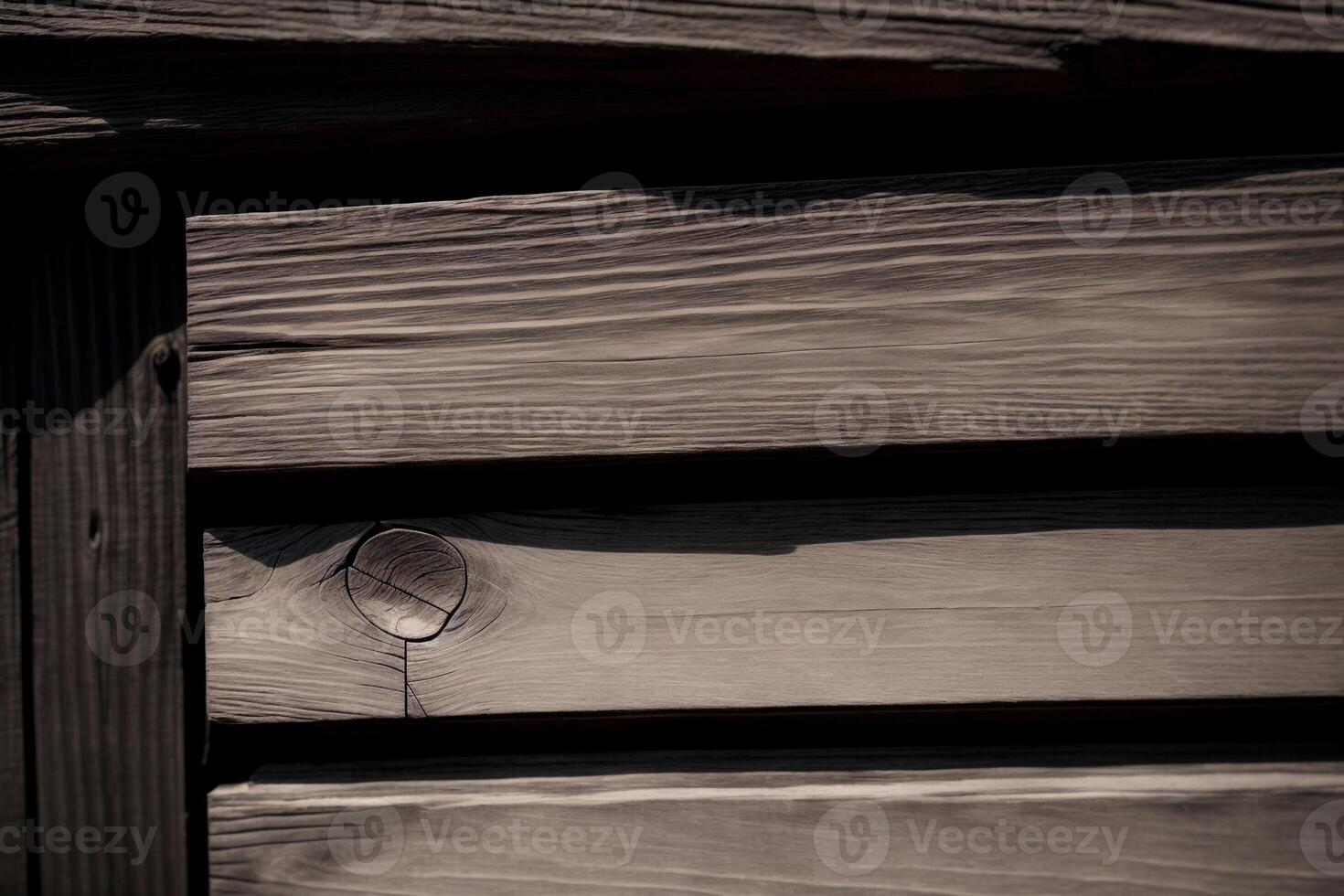 Rustic Wooden Frame with Warm Lighting. . photo