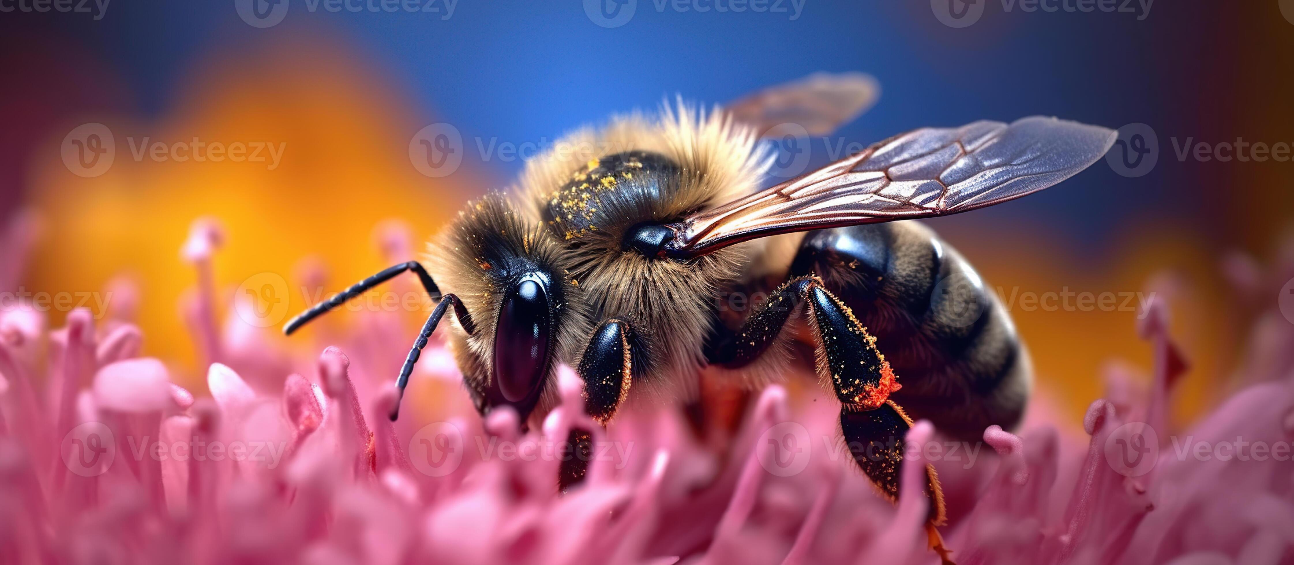 Bumble on a flower. AI Generated Image 26203801 Stock Photo at Vecteezy