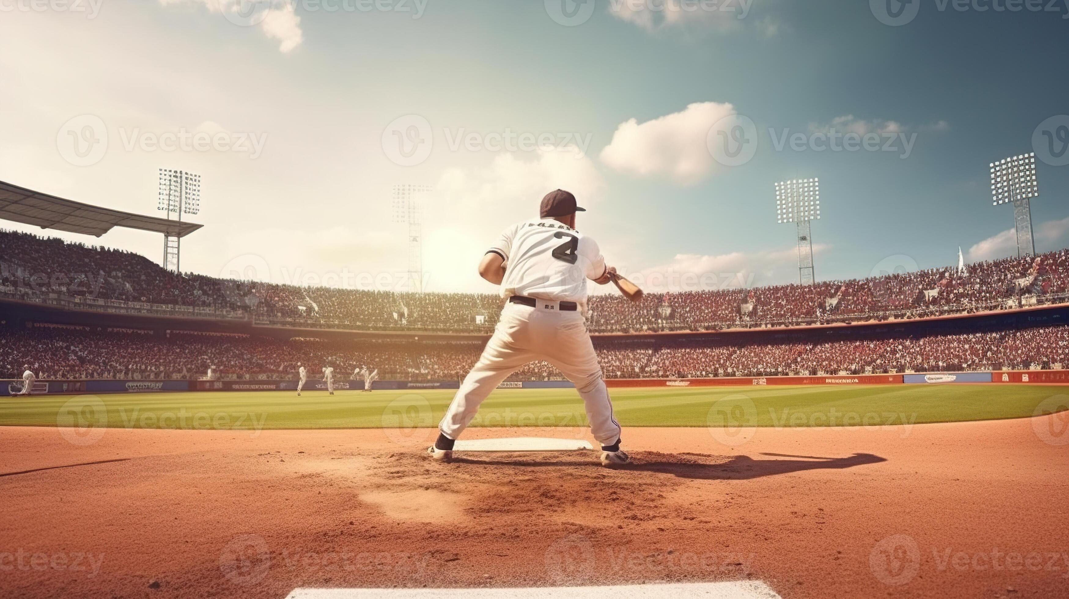 Baseball player throws the ball Generative AI 26206674 Stock Photo at