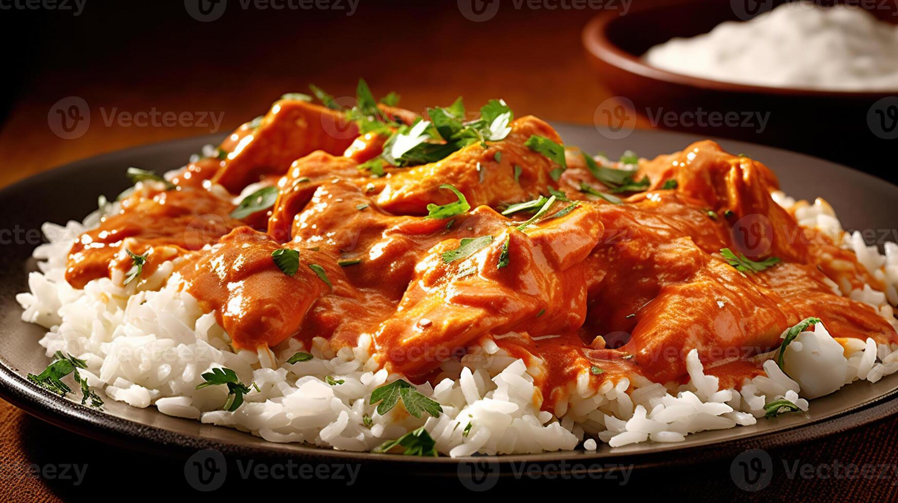 Tasty butter chicken curry Generative AI 26207405 Stock Photo at Vecteezy