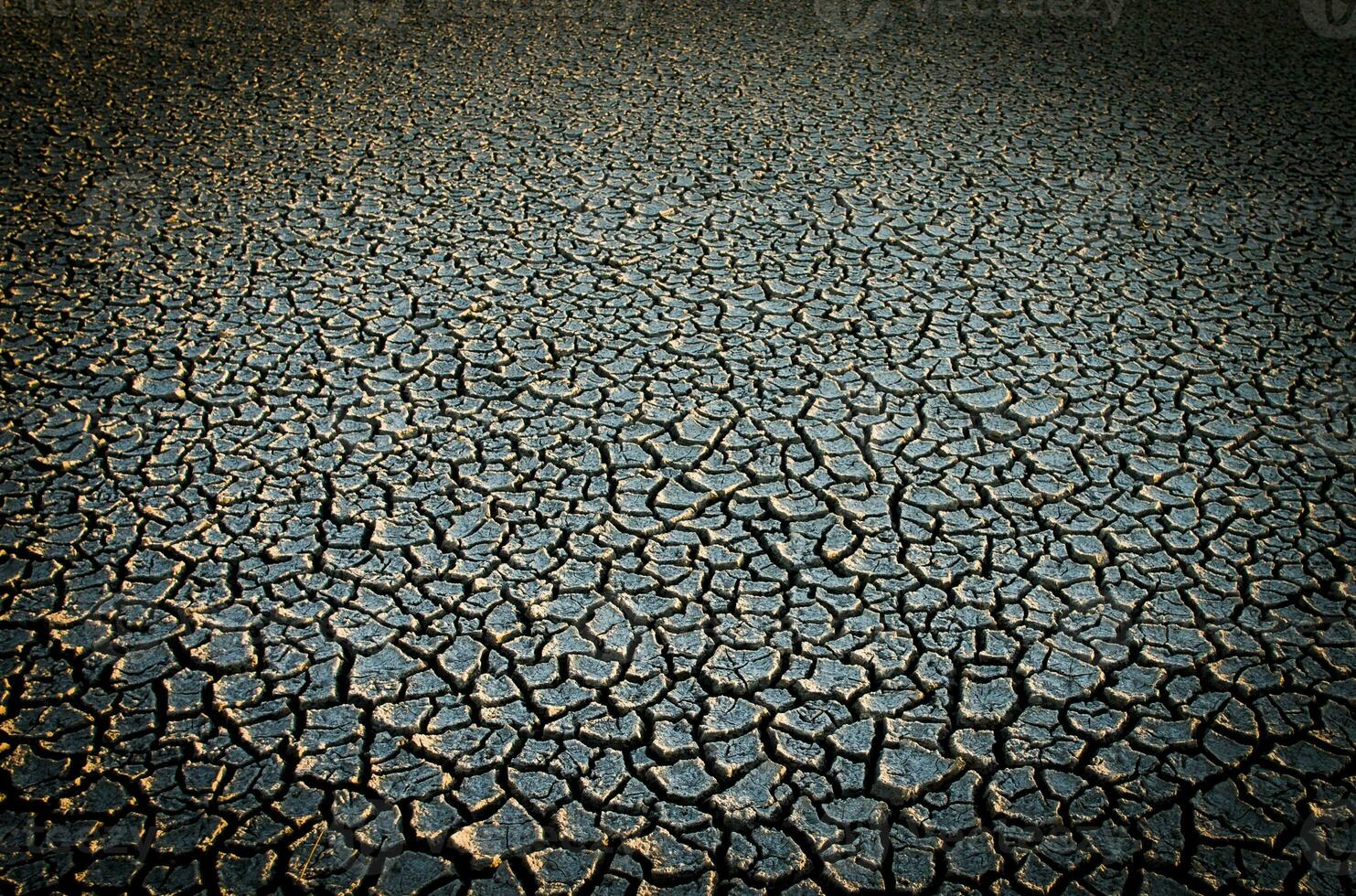 Broken soil in Pampas environment , Patagonia, Argentina. photo