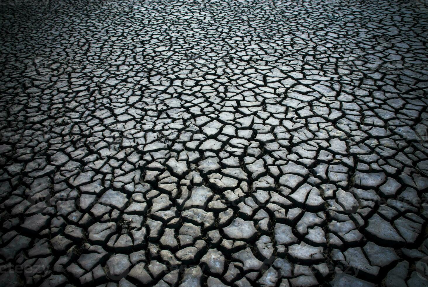 Broken soil in Pampas environment , Patagonia, Argentina. photo
