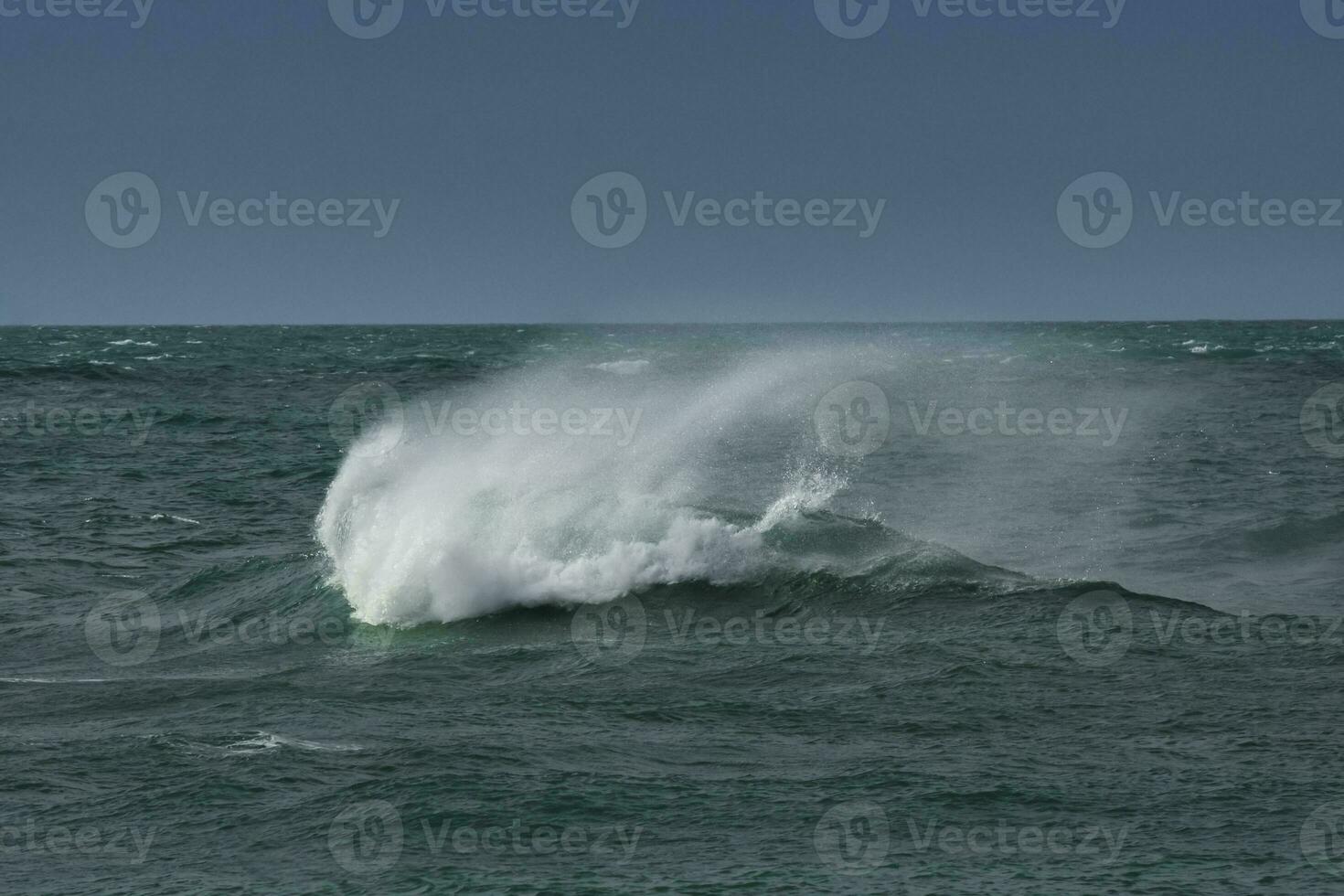 Waves in the ocean, Patagonia photo