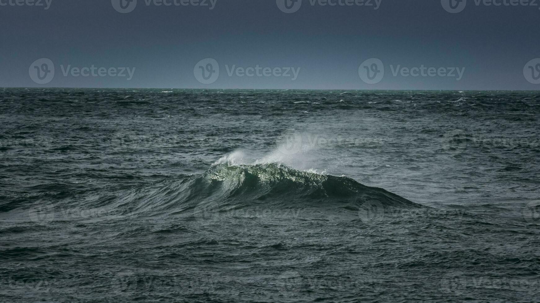 Waves in the ocean, Patagonia photo