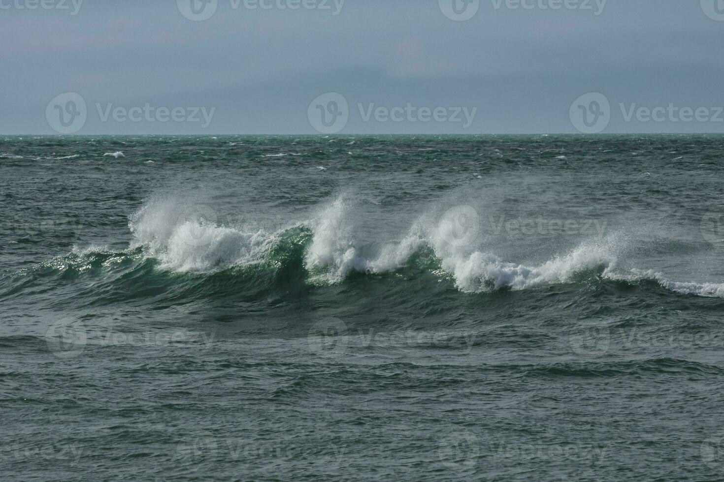 olas en el océano, Patagonia foto