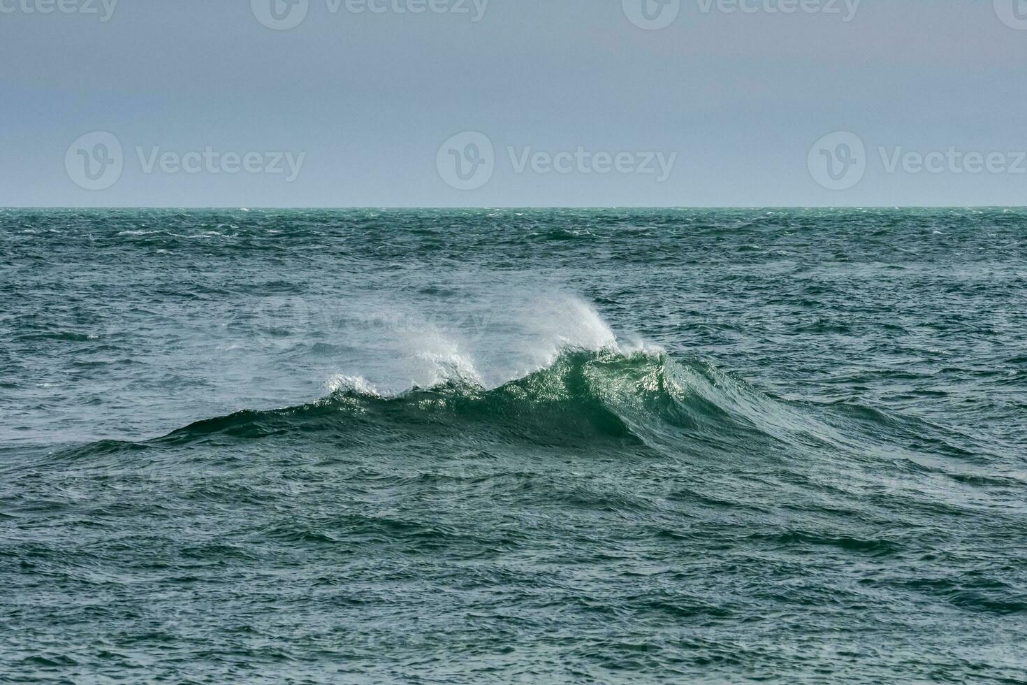 Waves in the ocean, Patagonia photo