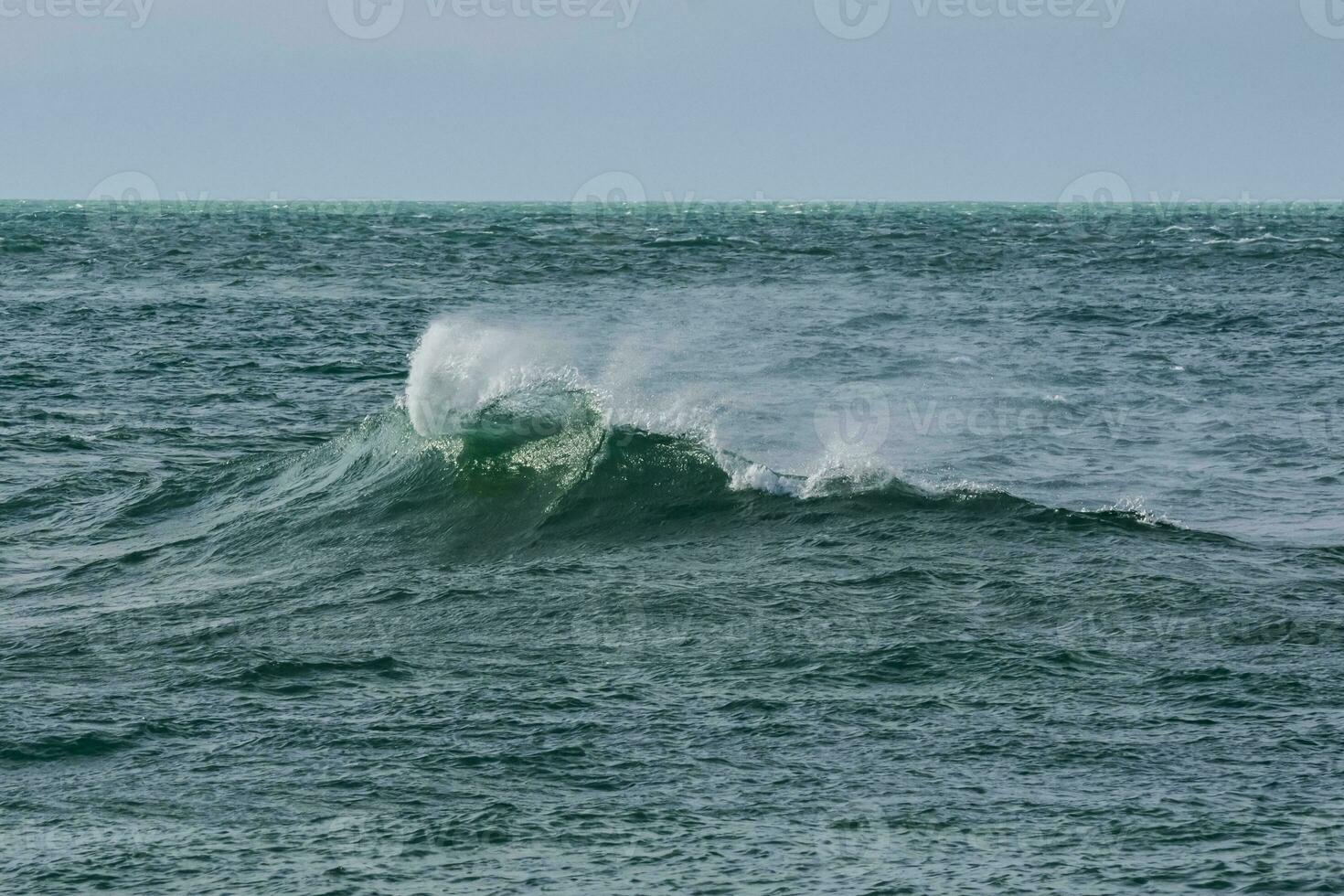 Waves in the ocean, Patagonia photo