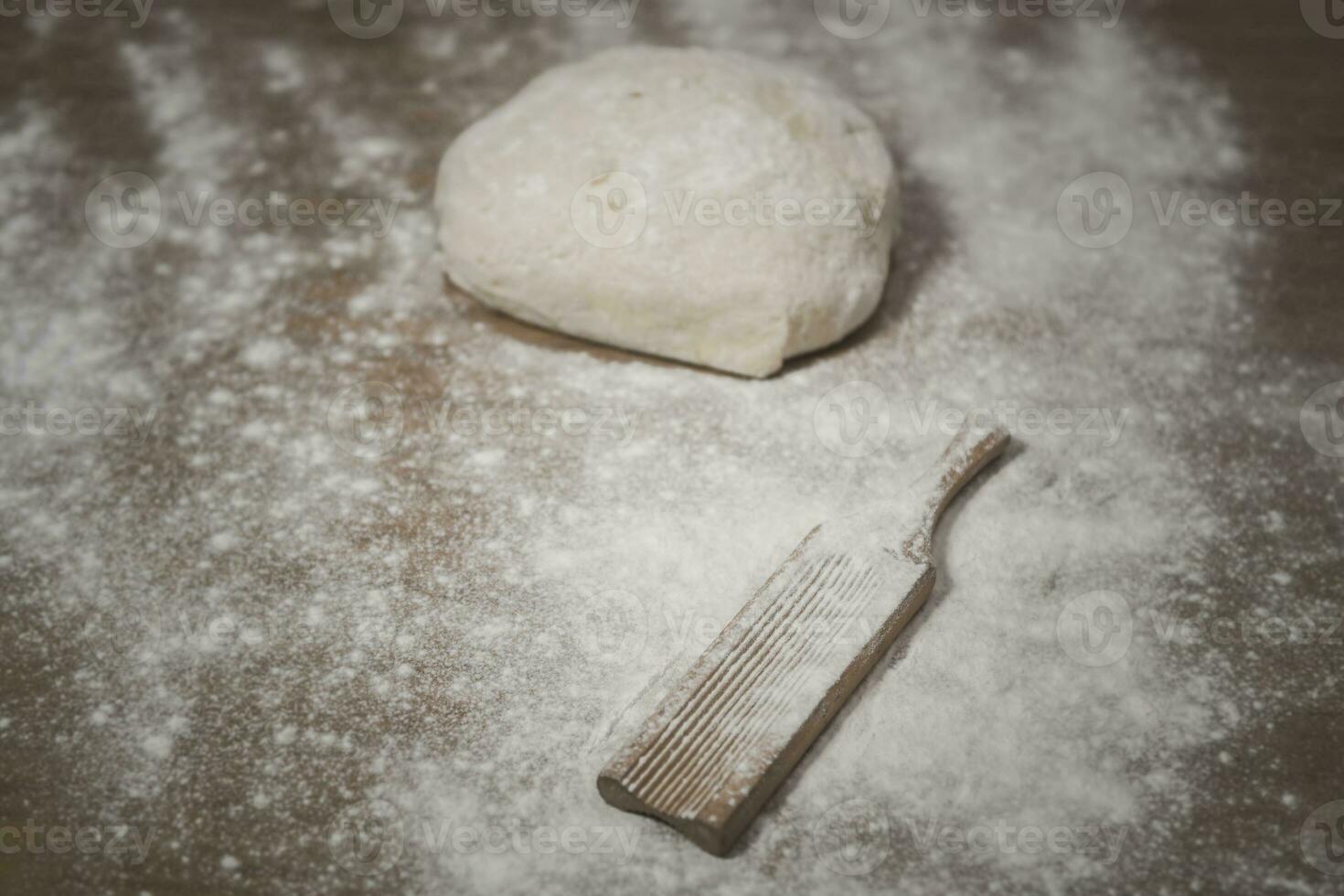 hecho en casa Gnocchi, tradicional italiano cocina foto