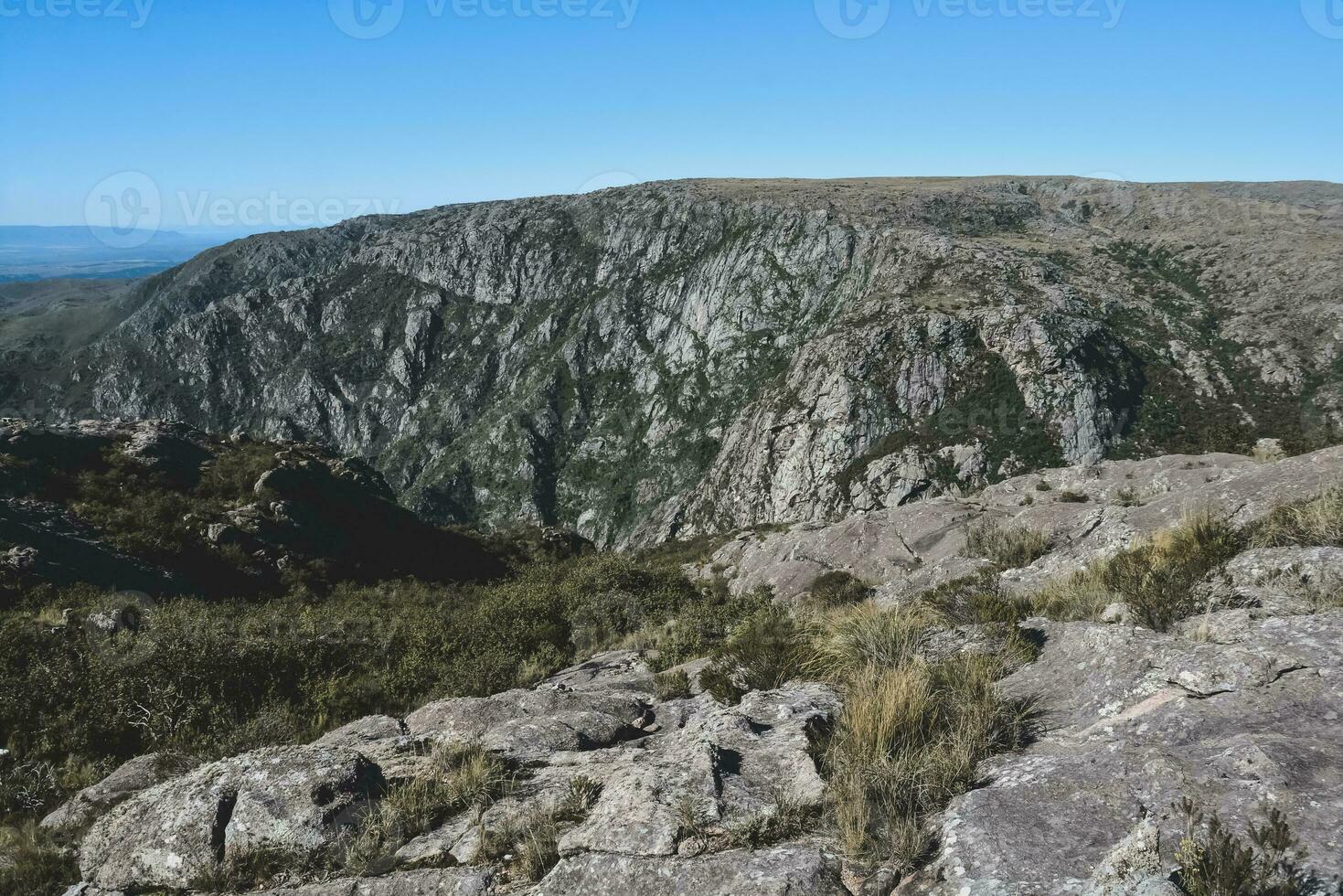 quebrada del condorito nacional parque paisaje, córdoba provincia, argentina foto