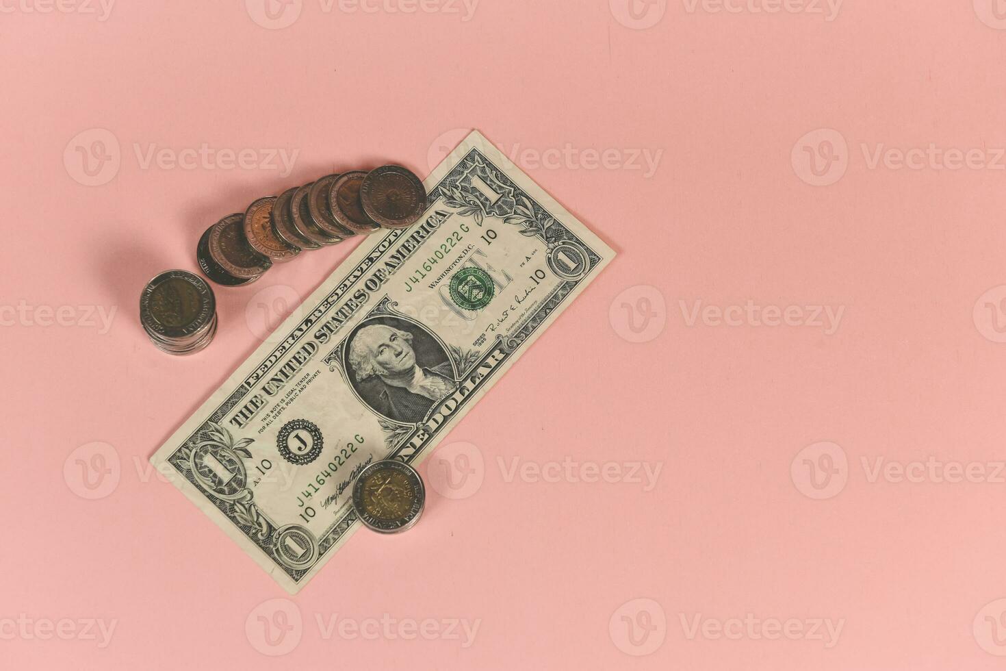 American dollar bill, saving concept photo