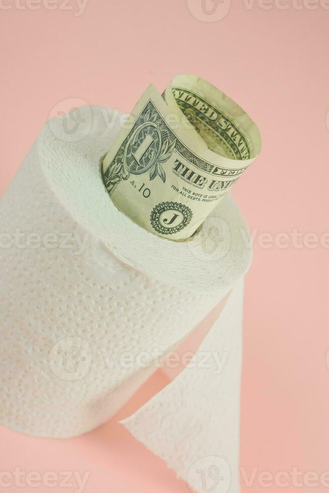 American dollar bill, saving concept photo