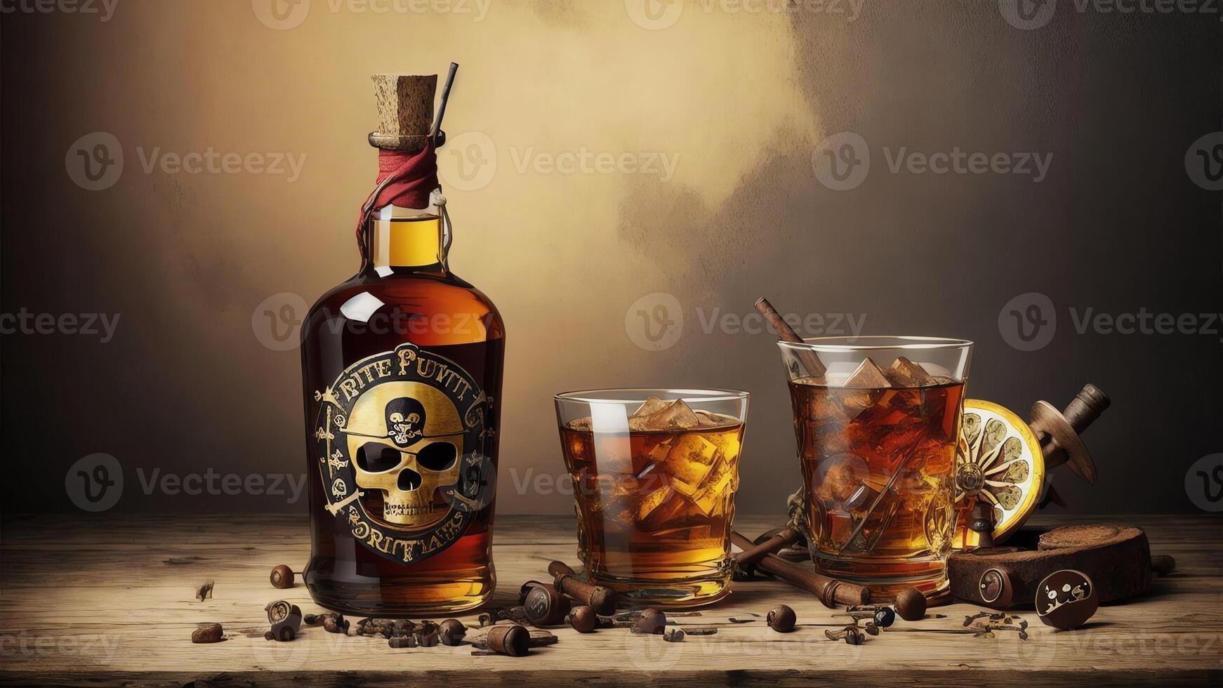 Sailor s Delight An Evocative Pirate Rum Painting for Talk Like a Pirate Day. . photo