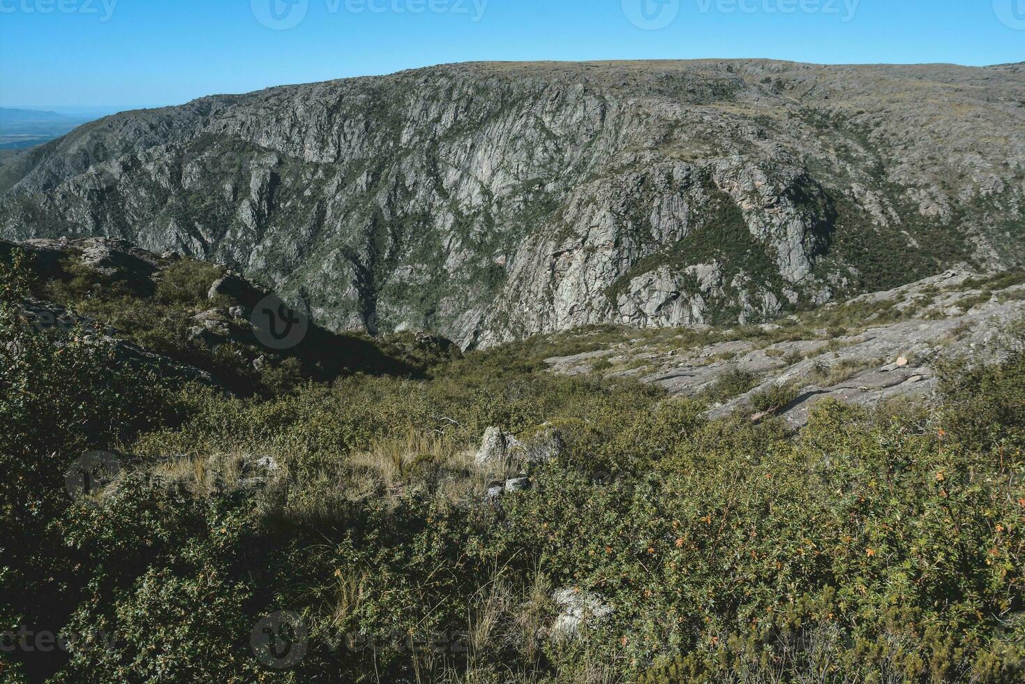 Quebrada del Condorito  National Park landscape,Cordoba province, Argentina photo