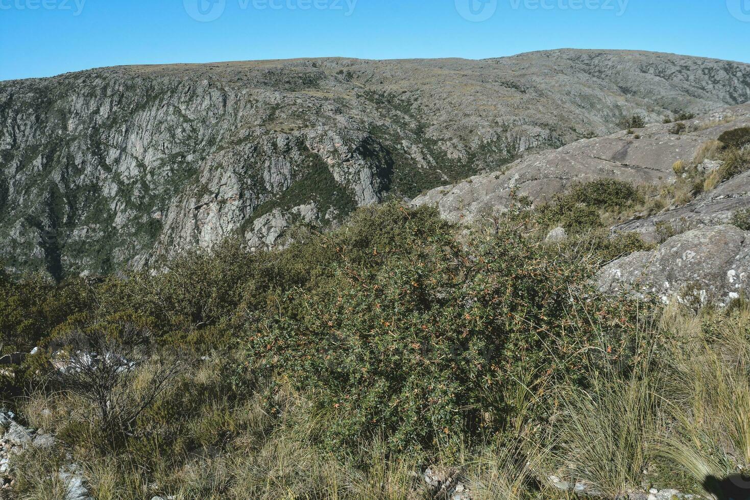 Quebrada del Condorito  National Park landscape,Cordoba province, Argentina photo