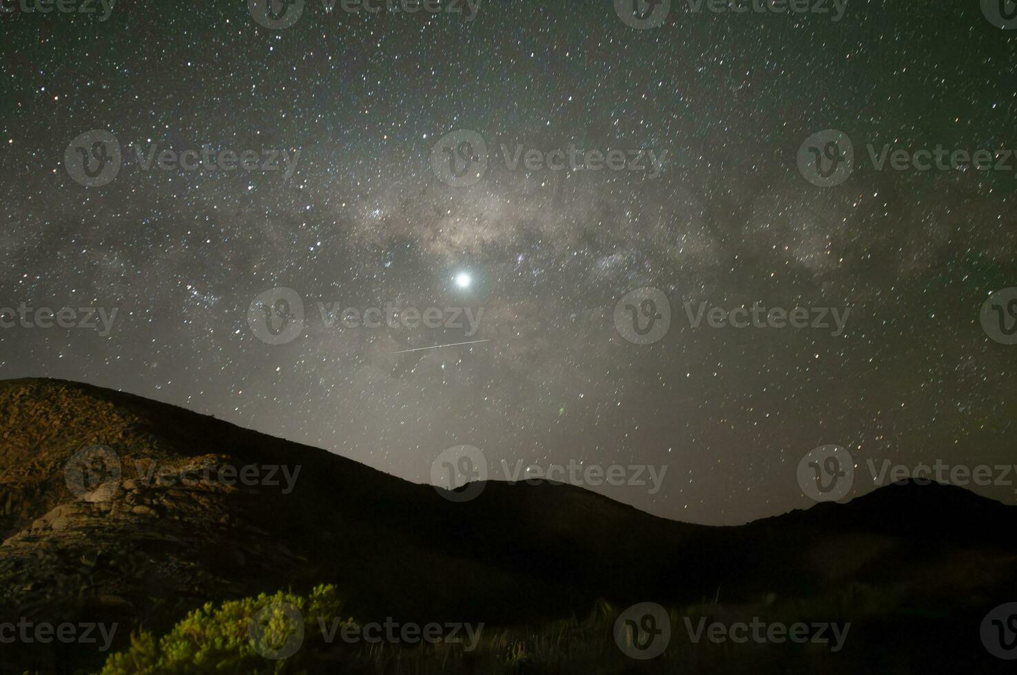 Lihue Calel National Park, Night Landscape, La Pampa, Argentina photo