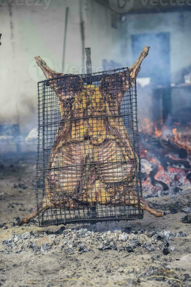 Lamb on the spit photo