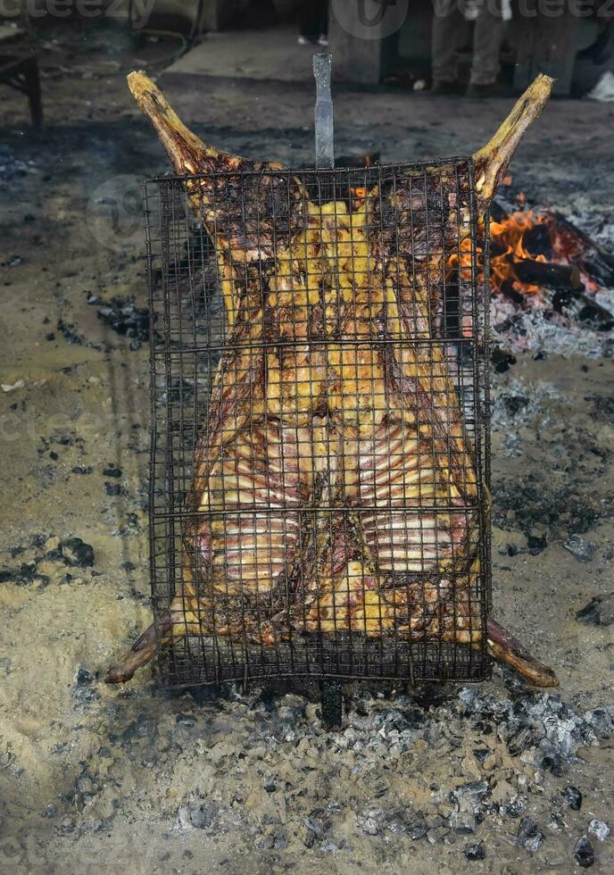 Lamb on the spit photo