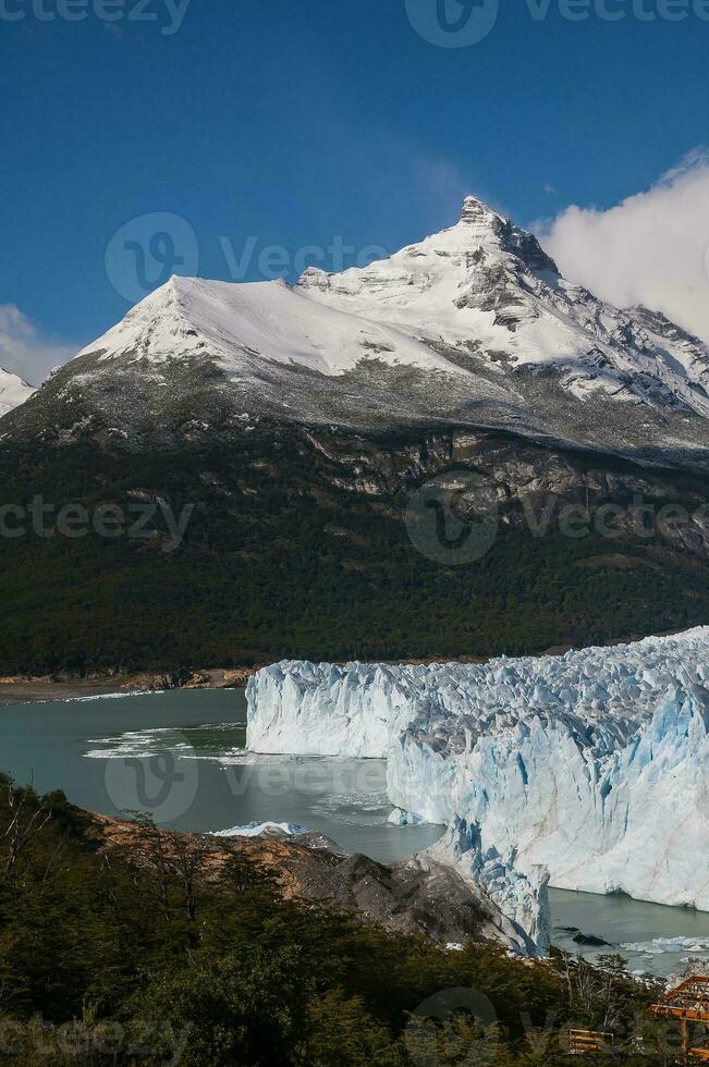 perito moreno glaciar, los glaciares nacional parque, Papa Noel cruz provincia, Patagonia argentina. foto