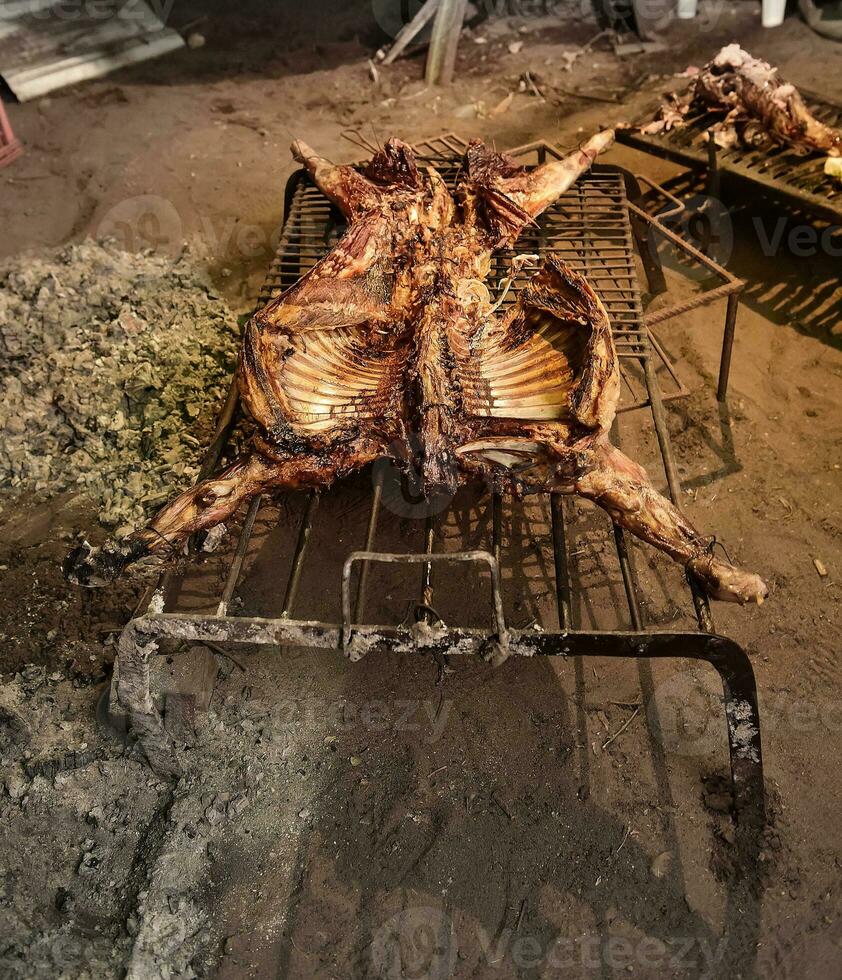 Lamb on the spit photo