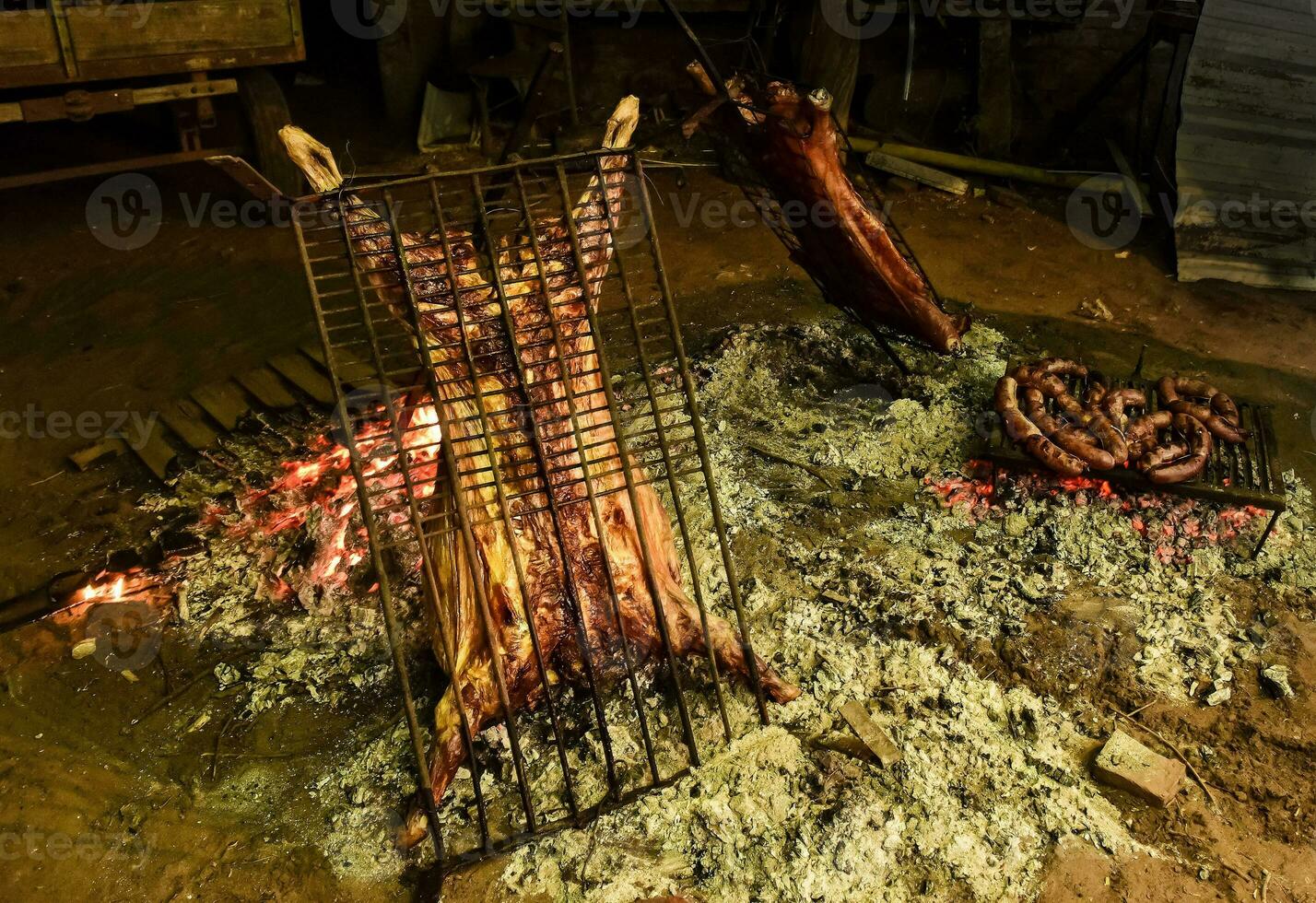 cordero al asador foto