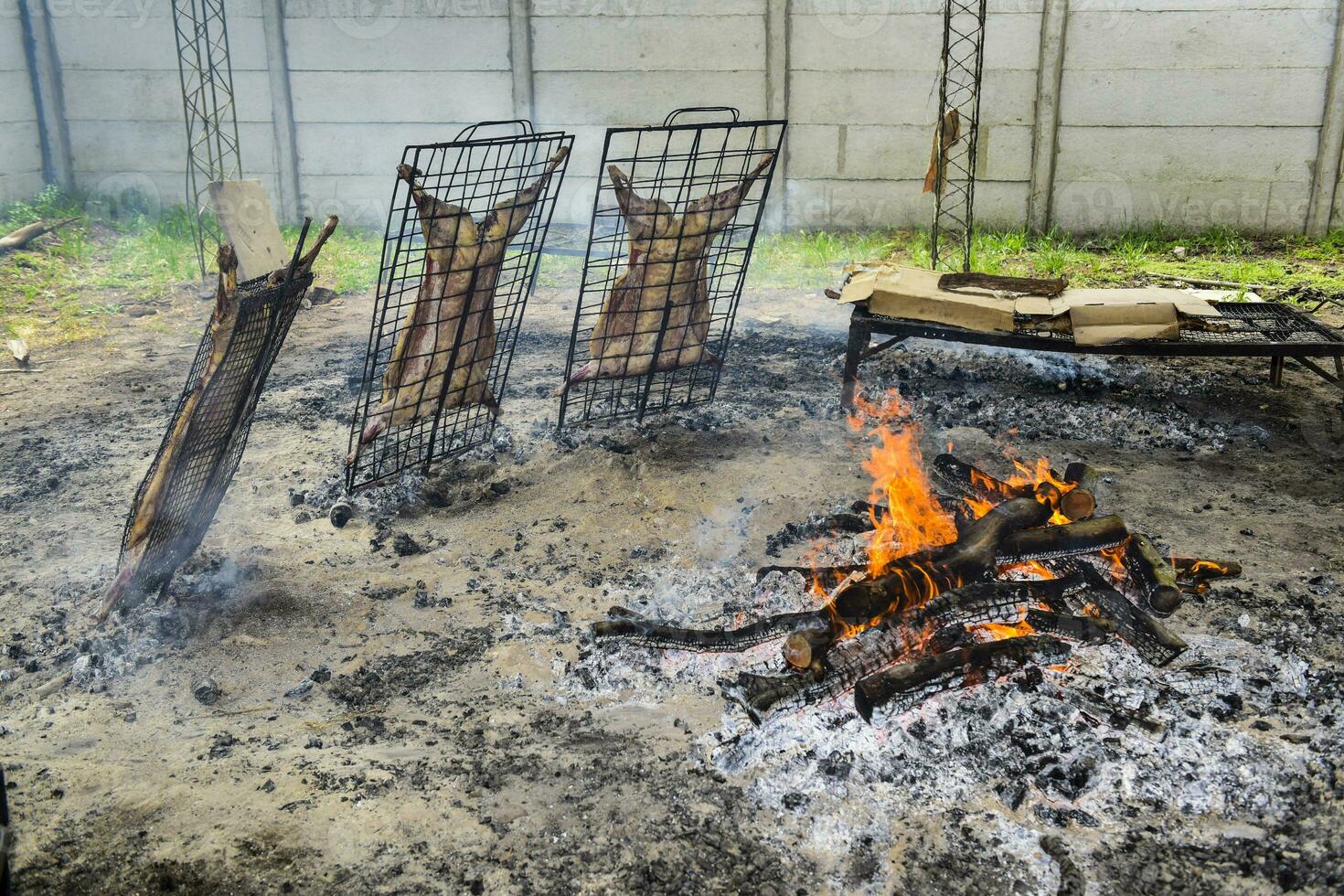 Lamb on the spit photo