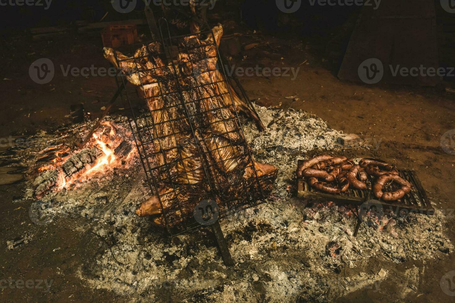 Lamb on the spit photo