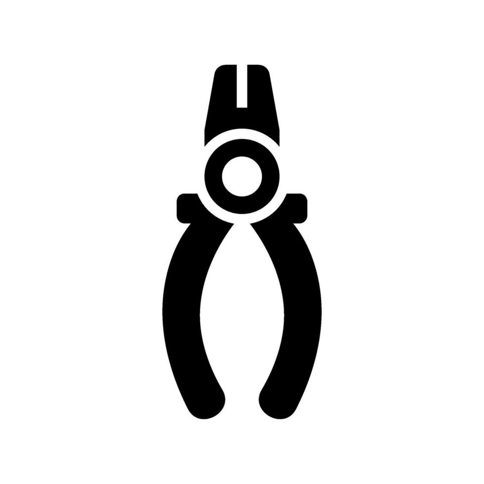 Pliers Icon Vector Symbol Design Illustration