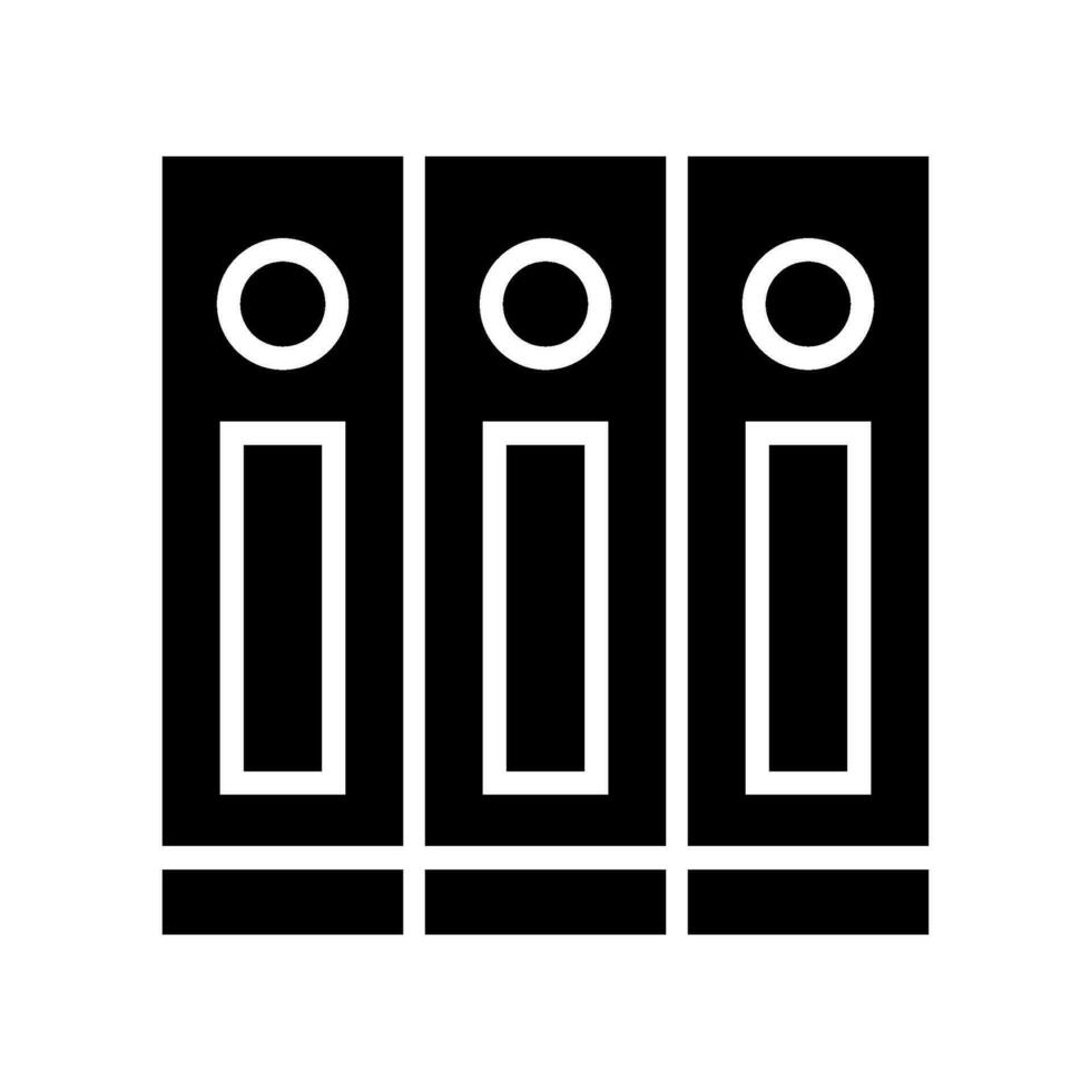Office Folders Icon Vector Symbol Design Illustration