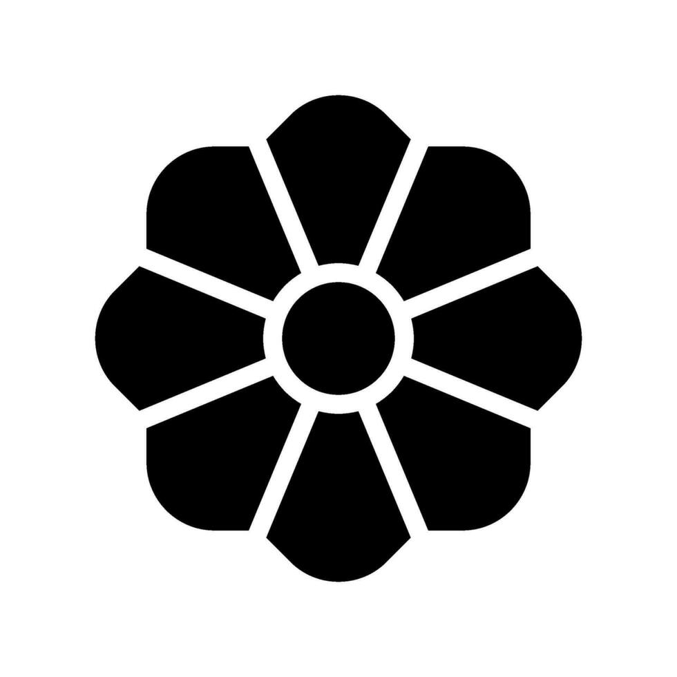 Flower Icon Vector Symbol Design Illustration