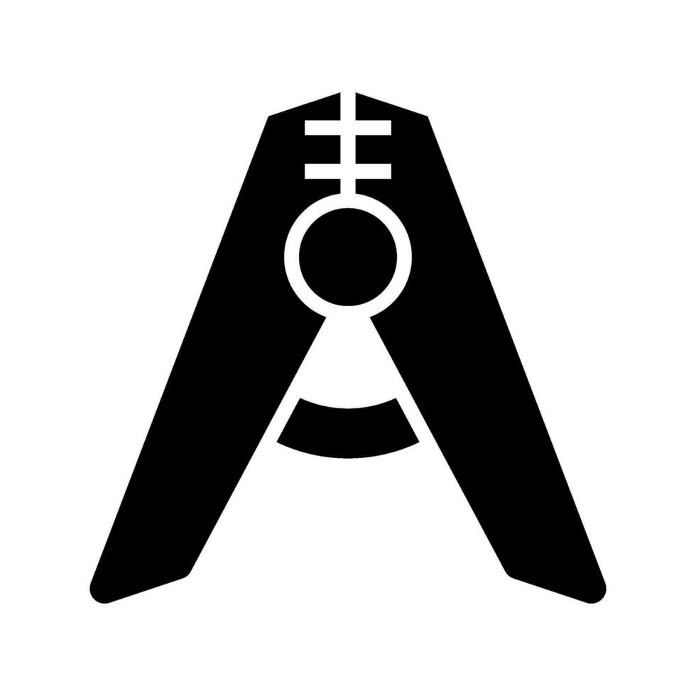 Clothes Pin Icon Vector Symbol Design Illustration