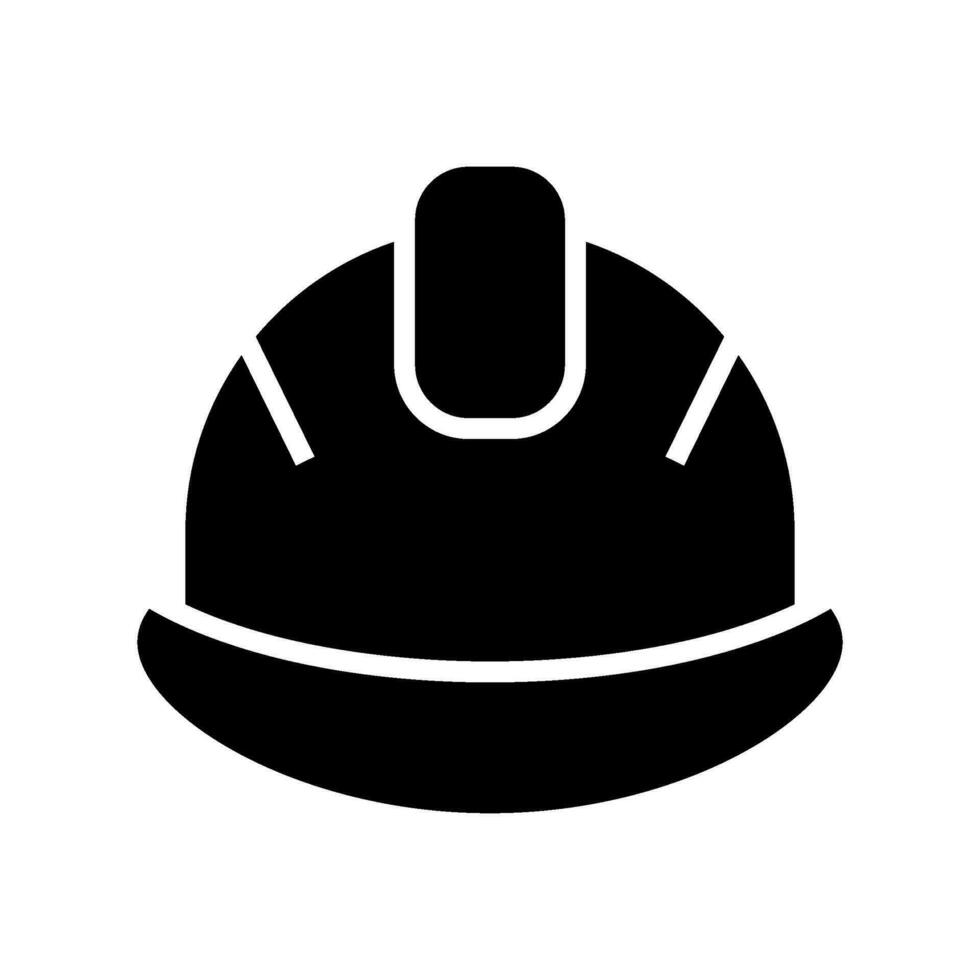 Mining Helmet Icon Vector Symbol Design Illustration