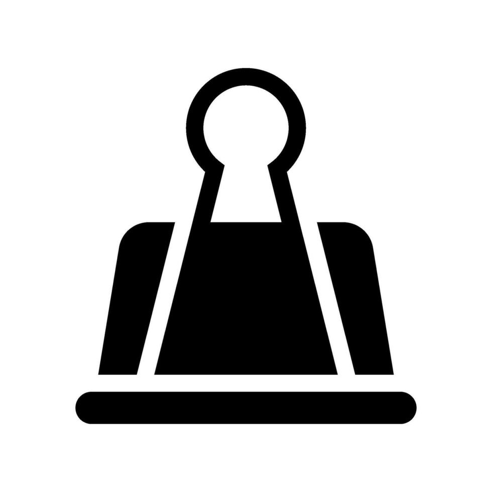 Clip Icon Vector Symbol Design Illustration