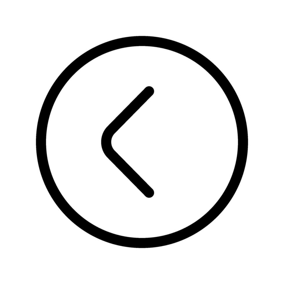 Left Icon Vector Symbol Design Illustration