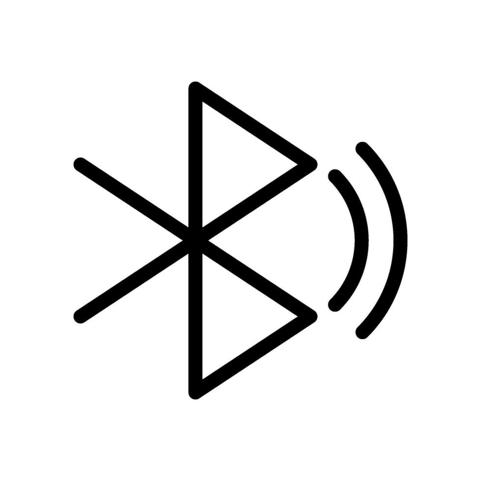 Bluetooth Icon Vector Symbol Design Illustration