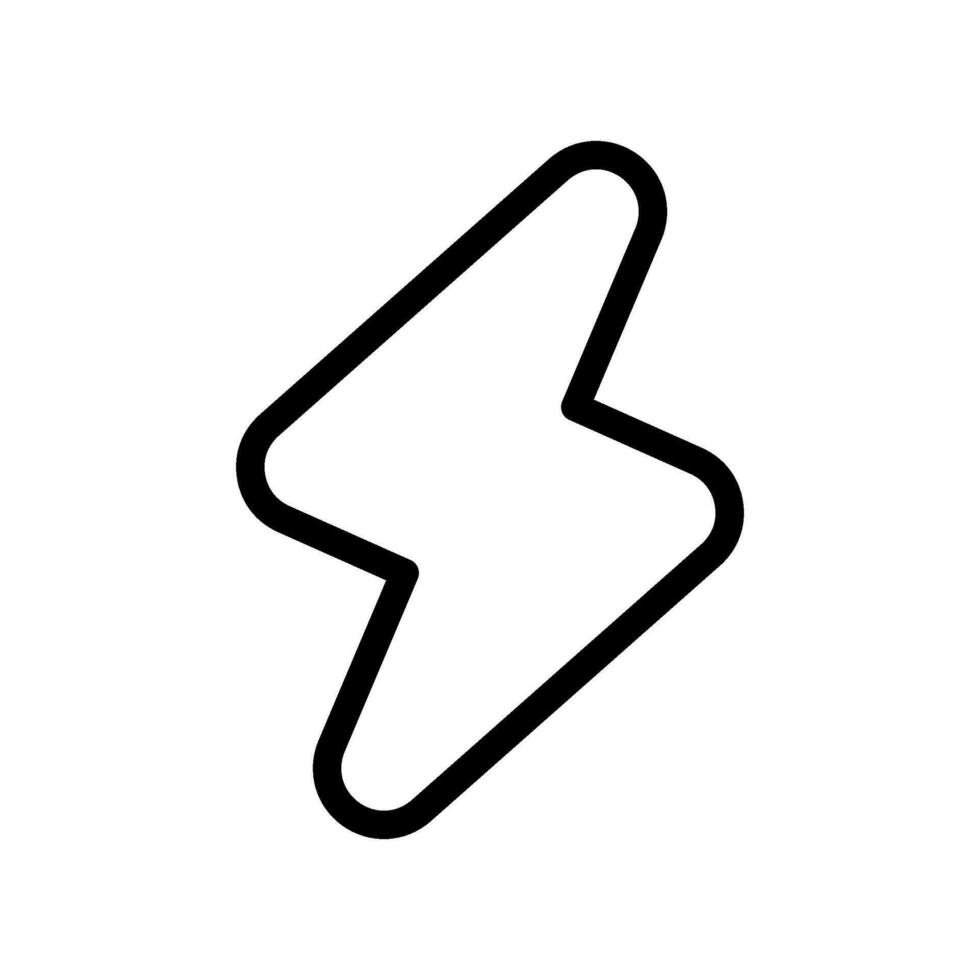 electricidad icono vector símbolo diseño ilustración