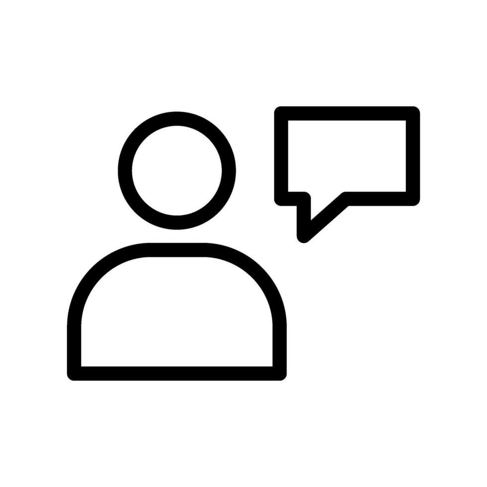 Talk Icon Vector Symbol Design Illustration