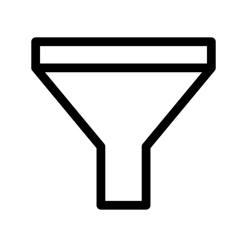 Filter Icon Vector Symbol Design Illustration