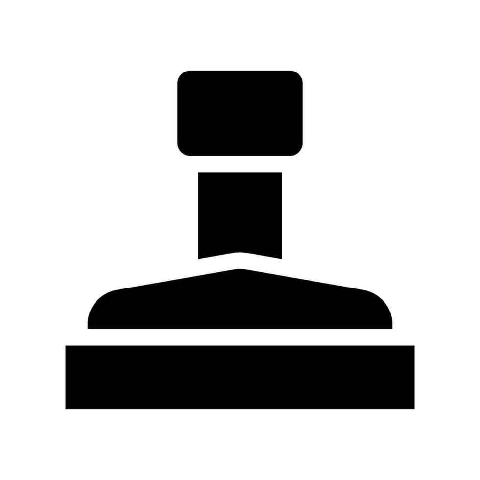 Rubber Stamp Icon Vector Symbol Design Illustration
