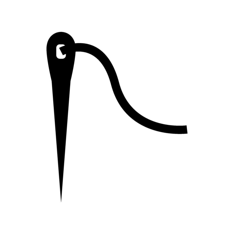 aguja icono vector símbolo diseño ilustración