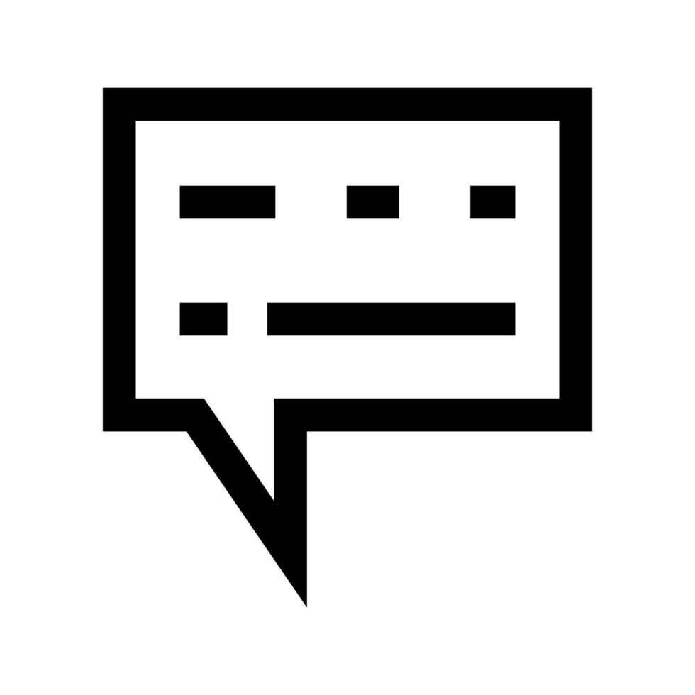 Subtitle Icon Vector Symbol Design Illustration