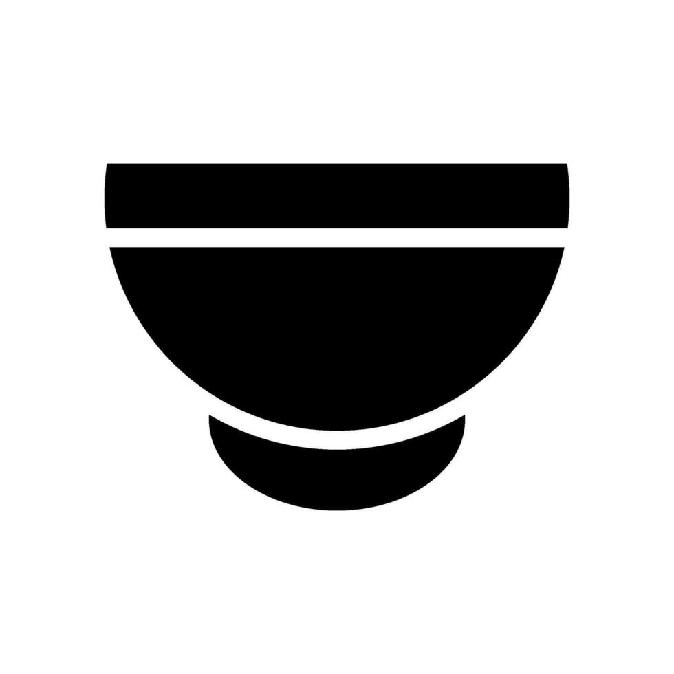 Bowl Icon Vector Symbol Design Illustration