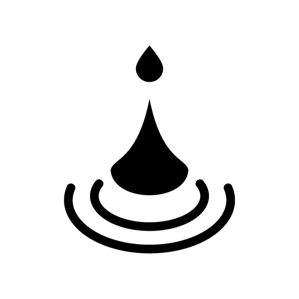 Water Drop Icon Vector Symbol Design Illustration