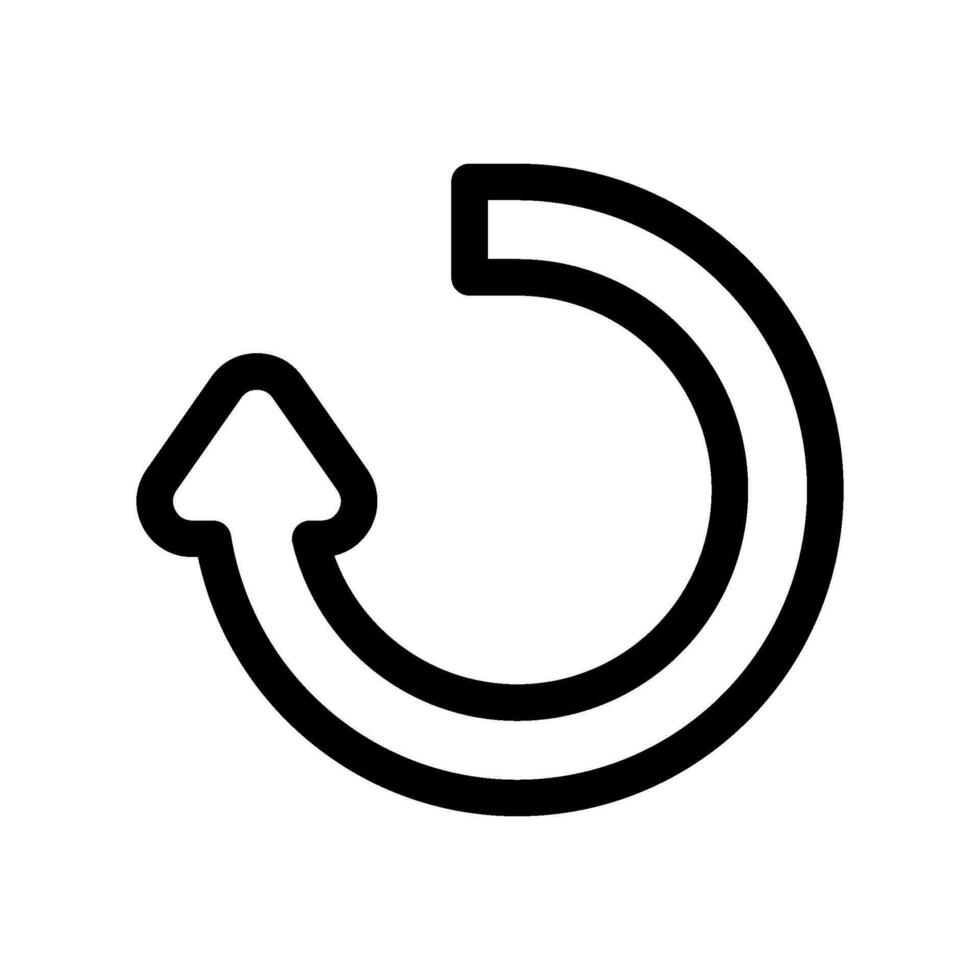 Repeat Icon Vector Symbol Design Illustration