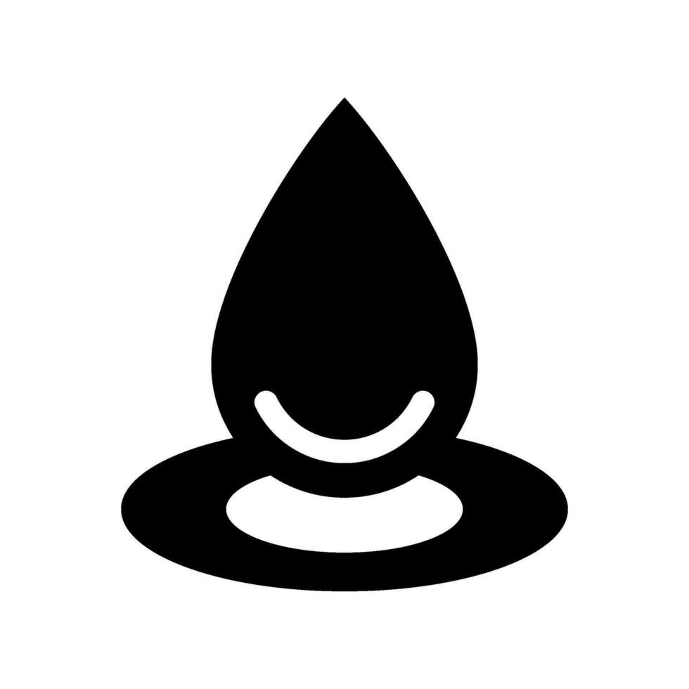 Water Drop Icon Vector Symbol Design Illustration